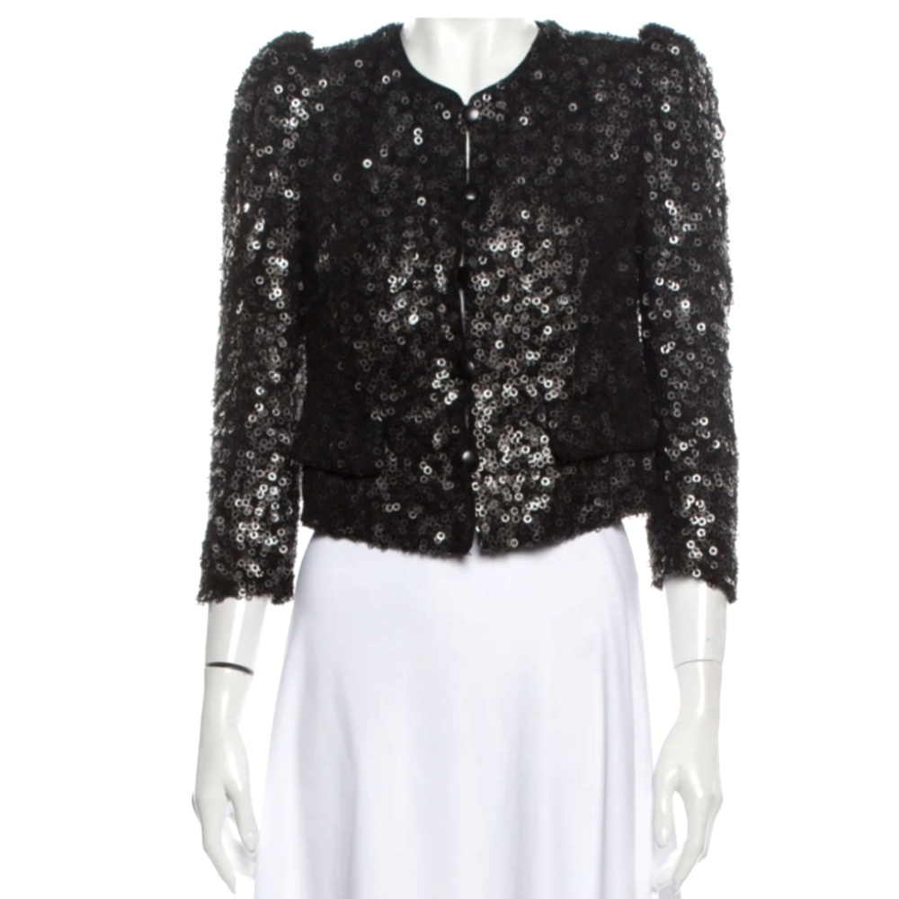 Robert Rodrigues sequins cropped jacket